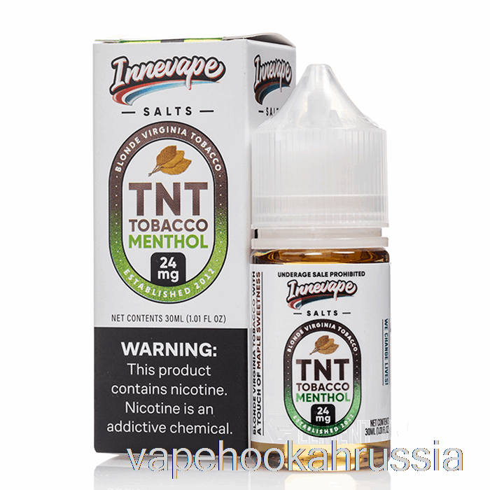 Vape Juice TNT Табачные ментоловые соли - жидкости для электронных сигарет Innevape - 30 мл 50 мг